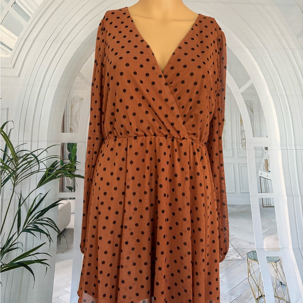 Polka Dot Wrap Dress